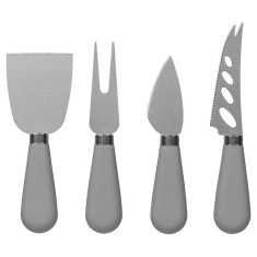 Set 4 cutite pentru branza Crofton, gri foto
