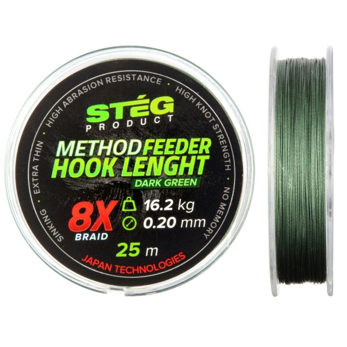 Fir Multifilament Steg Method Feeder 25m 0.12mm 7.90kg