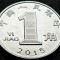 Moneda 1 YI JIAO - CHINA, anul 2015 * cod 1067