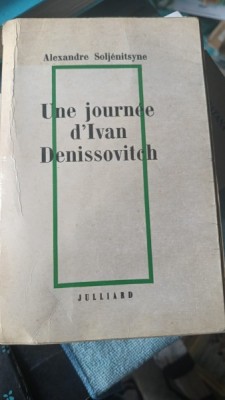 Alexandre Soljenitsyne - Une journee d&amp;#039;Ivan Denissovitch foto