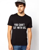 Cumpara ieftin Tricou Sit With Us - Negru - XL, THEICONIC