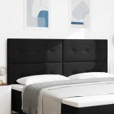 Cumpara ieftin Tăblie cu LED cu lumini cu bandă LED Negru 200 cm țesătură
