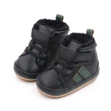 Ghetute negre imblanite pentru baietei (Marime Disponibila: 3-6 luni (Marimea