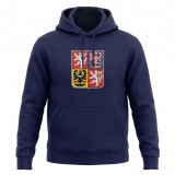Echipa națională de hochei hanorac cu glugă pentru copii Czech republic Emblem Navy - Dětsk&eacute; S 6 - 106 - 116