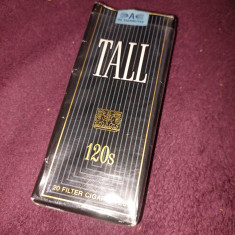 Reclama veche,Pachet vechi TIGARI&amp;quot;TALL&amp;quot; FILTER CIGARETTES 120s-Made in USA foto