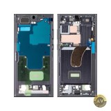 Carcasa Mijloc Samsung Galaxy S23 Ultra S918 Neagra (Phantom Black) Service Pack GH96-15833A