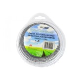 Coarda taiere pentru masini de tuns iarba, ondulata, din plastic otelit, 3mm x 15m