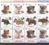 PUI DE ANIMALE ,TRIPTIC CU VINIETA VERTICAL,2012,Lp.1960c,MNH ** ROMANIA., Fauna, Nestampilat