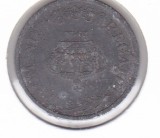 Romania 2 lei 1941 &ndash; moneda romaneasca, stema cu coroana