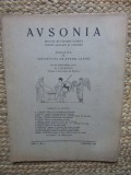 AVSONIA , REVISTA DE CULTURA CLASICA PENTRU SCOLARI SI TINERET , PUBLICATA DE INSTITUTUL DE STUDII LATINE , ANUL I , NR. 4 , IANUARIE , 1940