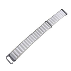 Curea de schimb Edman Alpine pentru Fitbit Versa 3, material textil, Alb