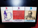 3 vol. colectia &quot;Figuri celebre&quot; (Stefan Zweig - Magellan, Fritz Wittels - Freud, Marcel Brion - Attila)