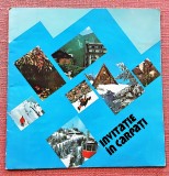 Invitatie in Carpati. Ministerul Turismului, 1976 - Text si harti: Nae Popescu