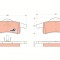 TRW GDB4127 COTEC set placute frana,frana disc
