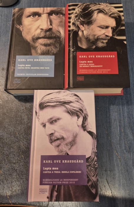 Lupta mea Karl Ove Knausgard 3 volume