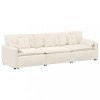 Canapea modulara cu perne, crem