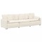 Canapea modulara cu perne, crem