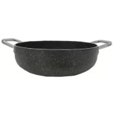 Cratita inalta cu doua manere aluminiu - Studio Casa - Pepita Granit 30cm - GPMPH3051