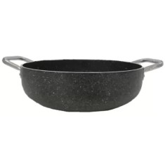 Cratita inalta cu doua manere aluminiu - Studio Casa - Pepita Granit 30cm - GPMPH3051