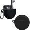 Husa compatibila cu castile wireless Huawei FreeBuds 4, culoarea neagra cu carlig prindere