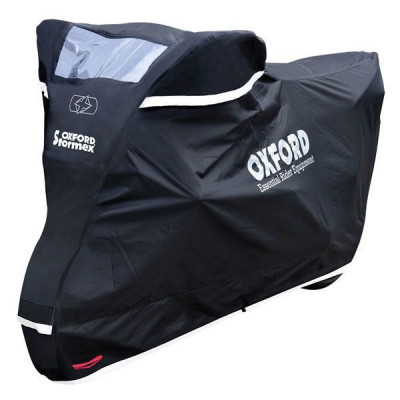 Husa moto Oxford Stormex, impermeabila, negru, marime M foto