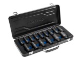 Set chei tubulară cu impact H&Ouml;GERT TECHNIK, fixare 1/2&quot;, 15 buc.