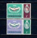 Insulele Cayman 1965 - ONU, cooperare, serie neuzata