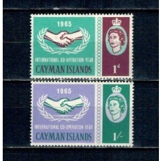 Insulele Cayman 1965 - ONU, cooperare, serie neuzata