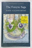 THE FORSYTE SAGA by JOHN GALSWORTHY , 2001, COPERTA CU URME DE UZURA SI DE INDOIRE