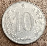 C50 - Moneda foarte veche - Cehoslovacia - 10 haler - 1955