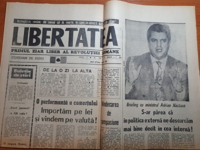 ziarul libertatea 8 martie 1991-art stefan iordache foto