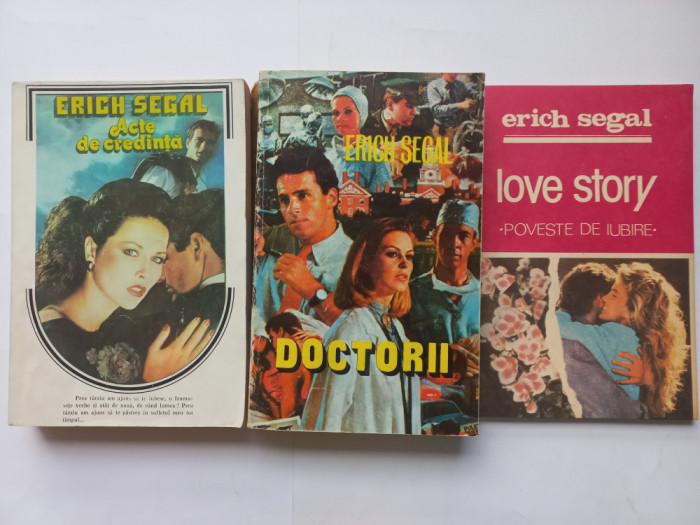 ERICH SEGAL - ACTE DE CREDINTA + DOCTORII + LOVE STORY.