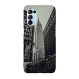 Husa compatibila cu Oppo A76 model Empire state building, Silicon, TPU, Viceversa, Transparent, Carcasa