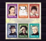 RO 2017 LP 2175a &quot;Stele ale scenei si ecranului&quot; , serie in bloc/colita 717 ,MNH