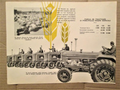 Afis vechi, Propaganda - Perioada Comunista: Agricultura, UTB - Tractor U-651 foto