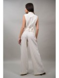 Cumpara ieftin PANTALONI COSTUM CU DUNGI NEGRE VENEZIA S Ivory