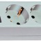 Prelungitor Brennenstuhl Eco-Line 3 prize, 1.5m H05VV-F 3G1,5 Alb