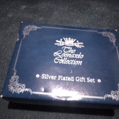 SILVER PLATED GIFT SET THE LEONARDO COLLECTION