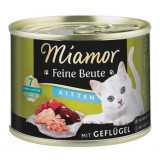 Miamor Feine Beute Kitten cu carne de pasăre 185 g