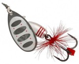 Lingurtia Rotativa SAVAGE GEAR Rotex Spinner, Nr.4, Dirty Silver, 11g, 1buc/pac