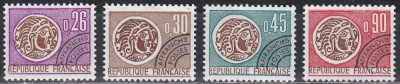 Franta 1971 - Monede celtice - Preanulate, MNH foto