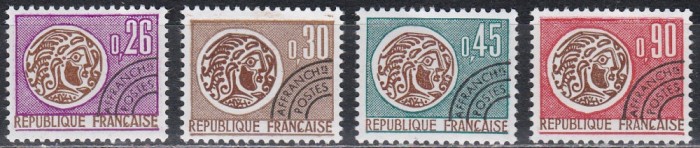 Franta 1971 - Monede celtice - Preanulate, MNH
