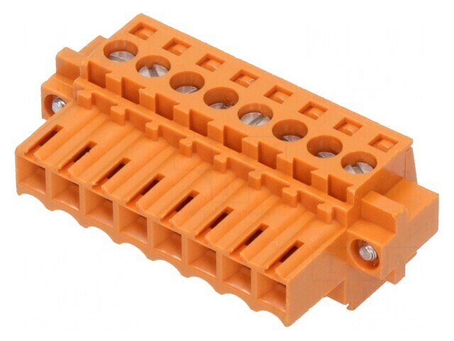 Regletă de conexiuni deconectabilă 3,5mm cu 8 piste drept mufă