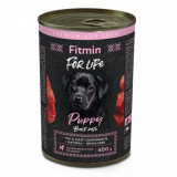 Conservă Fitmin For Life PUPPY Beef 400 g