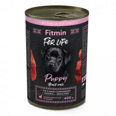 Conservă Fitmin For Life PUPPY Beef 400 g foto