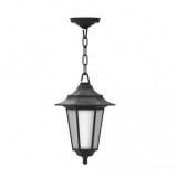 Lampa de iluminat exterior tip felinar, Horoz Begonya-3, Negru, IP44, Anti-Shock