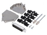 Conector D-Sub 25 Pin Mufă Tată pentru Lipire pe Cablu - Set Complet, MH CONNECTORS