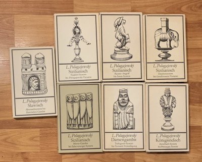 Set 7 carti de sah in germana de L. Polugajewski foto