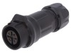 Conector Circular Mufă Mamă 4 PIN Aurit 10A