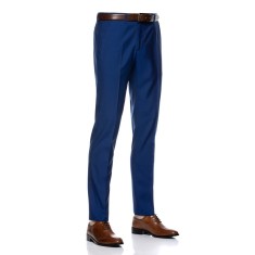 Pantaloni barbati slim albastru PT006